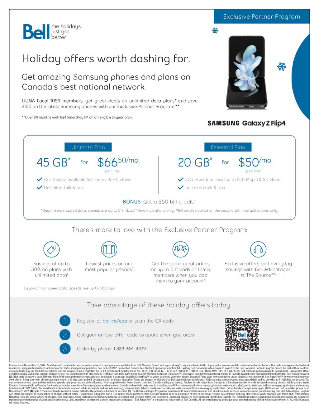 New Bell Holiday Promos for Local 1059 Members! - LiUNA Local 1059